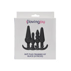 Loving Joy Butt Plug Training Kit (Black) – Beginner Size Variety Butt Plug Set > Anal Range > Butt Plug Kits