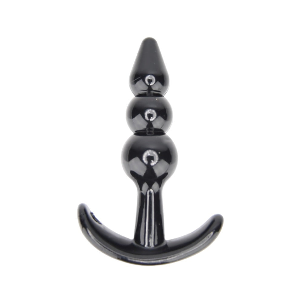 Loving Joy Butt Plug Training Kit (Black) – Beginner Size Variety Butt Plug Set > Anal Range > Butt Plug Kits