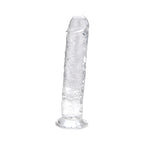 Loving Joy 7.5 Inch Clear Suction Cup Dildo – Transparent Realistic Dildo 7.75 Inches Length 1.5 Inches Diameter > Dildos > Realistic Dildos