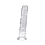 Loving Joy 7.5 Inch Clear Suction Cup Dildo – Transparent Realistic Dildo 7.75 Inches Length 1.5 Inches Diameter > Dildos > Realistic Dildos