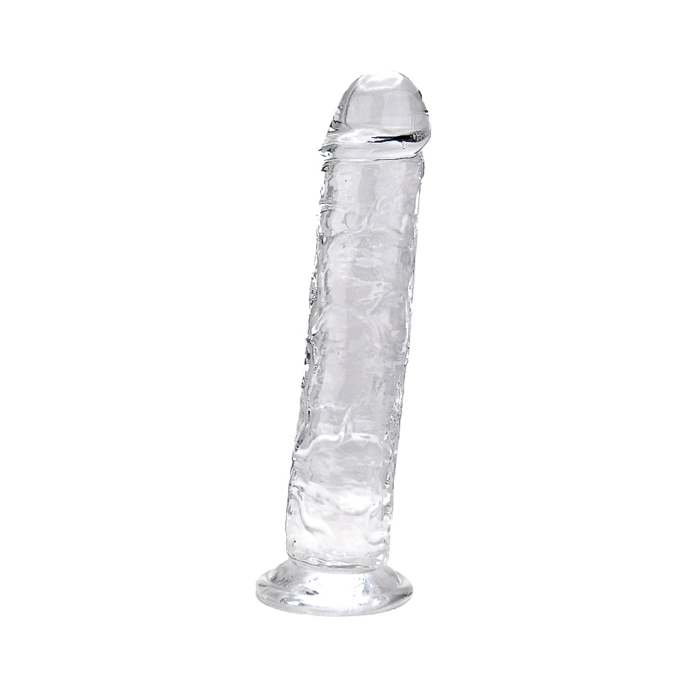 Loving Joy 7.5 Inch Clear Suction Cup Dildo – Transparent Realistic Dildo 7.75 Inches Length 1.5 Inches Diameter > Dildos > Realistic Dildos