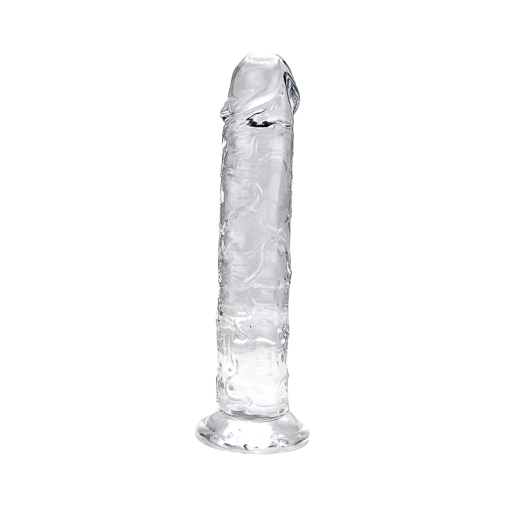Loving Joy 7.5 Inch Clear Suction Cup Dildo – Transparent Realistic Dildo 7.75 Inches Length 1.5 Inches Diameter > Dildos > Realistic Dildos