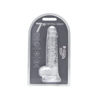 Loving Joy 7.5 Inch Clear Dildo with Balls – Realistic Suction Cup Dildo 7.5 Inch Length 1.4 Inch Diameter > Dildos > Realistic Dildos