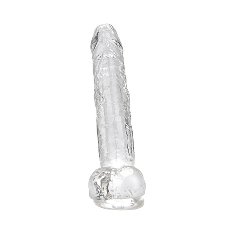 Loving Joy 8.5 Inch Transparent Dildo with Balls – Realistic Suction Cup Dildo 8.5 Inch Length 1.5 Inch Diameter > Realistic Dildos and Vibes > Realistic Dildos