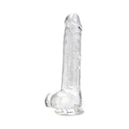 Loving Joy 8.5 Inch Transparent Dildo with Balls – Realistic Suction Cup Dildo Default Title > Dildos > Realistic Dildos