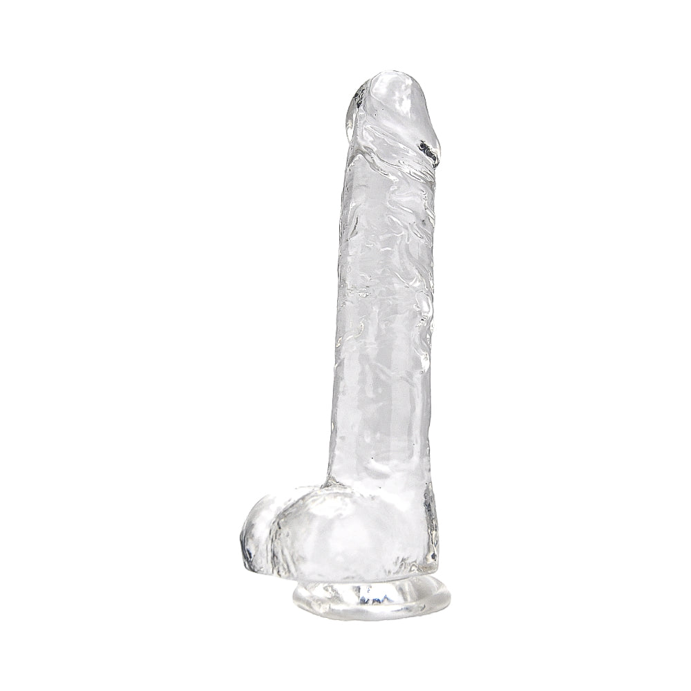 Loving Joy 8.5 Inch Transparent Dildo with Balls – Realistic Suction Cup Dildo Default Title > Dildos > Realistic Dildos
