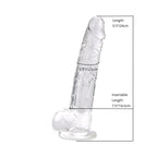 Loving Joy 9 Inch Dildo with Balls – Realistic Suction Cup Dildo > Dildos > Realistic Dildos