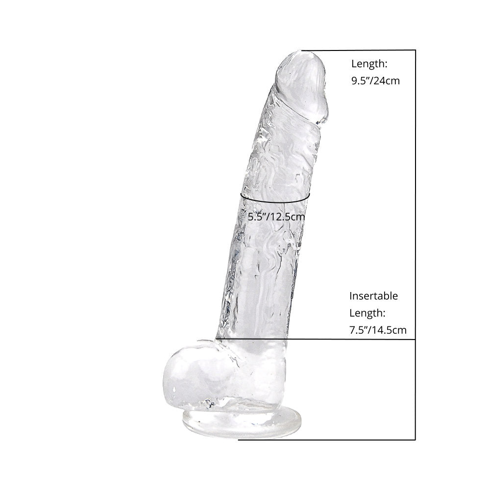 Loving Joy 9 Inch Dildo with Balls – Realistic Suction Cup Dildo > Dildos > Realistic Dildos