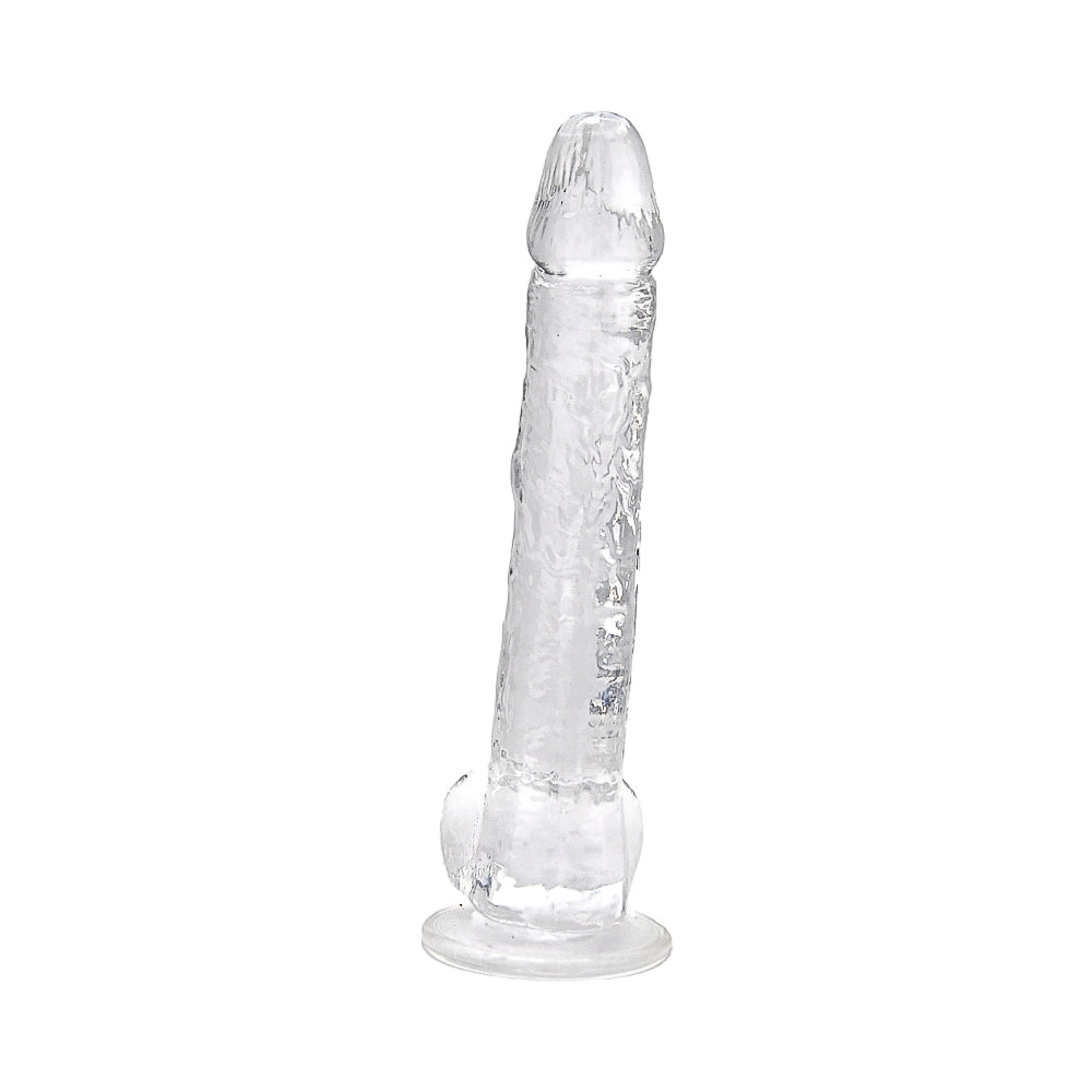 Loving Joy 11 Inch Clear Dildo with Balls – Realistic Suction Cup Dildo 11 Inch Length 1.75 Inch Diameter Dongs Big