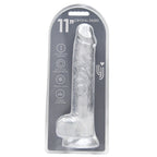 Loving Joy 11 Inch Clear Dildo with Balls – Realistic Suction Cup Dildo 11 Inch Length > Dildos > Large Dildos