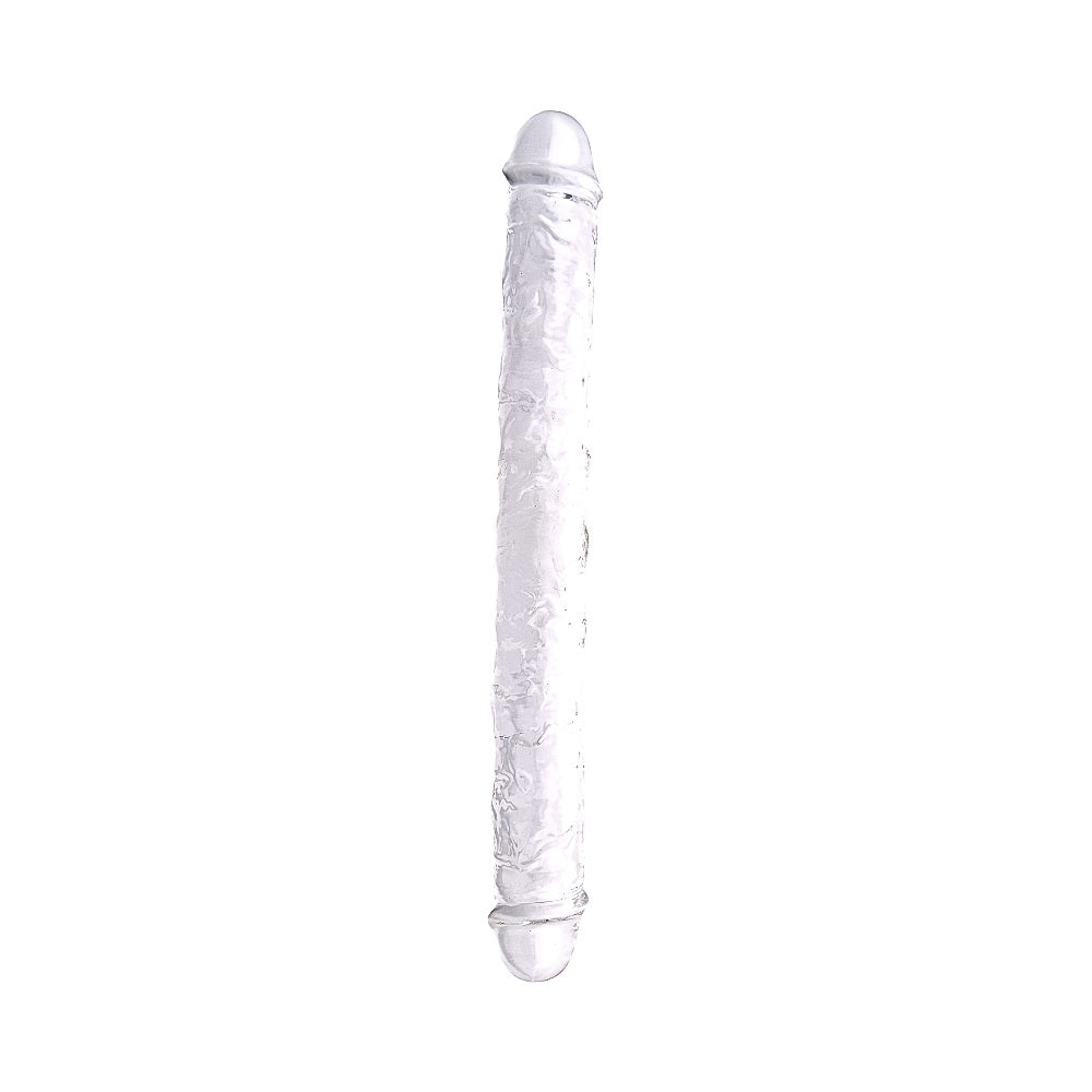 Loving Joy Double Ended Dildo Clear (15 Inch, 1.75 Inch Diameter) – Transparent Realistic Dildo Default Title > Dildos > Double Dildos Main image