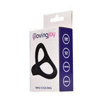 Loving Joy Silicone Triple Cock Ring – Soft Silicone Cock Ring > Cock Ring > Sling