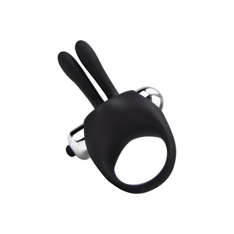 Loving Joy Silicone Vibrating Rabbit Cock Ring – Vibrating Silicone Rabbit Cock Ring 97 x 45 mm Cock Rings Vibrating