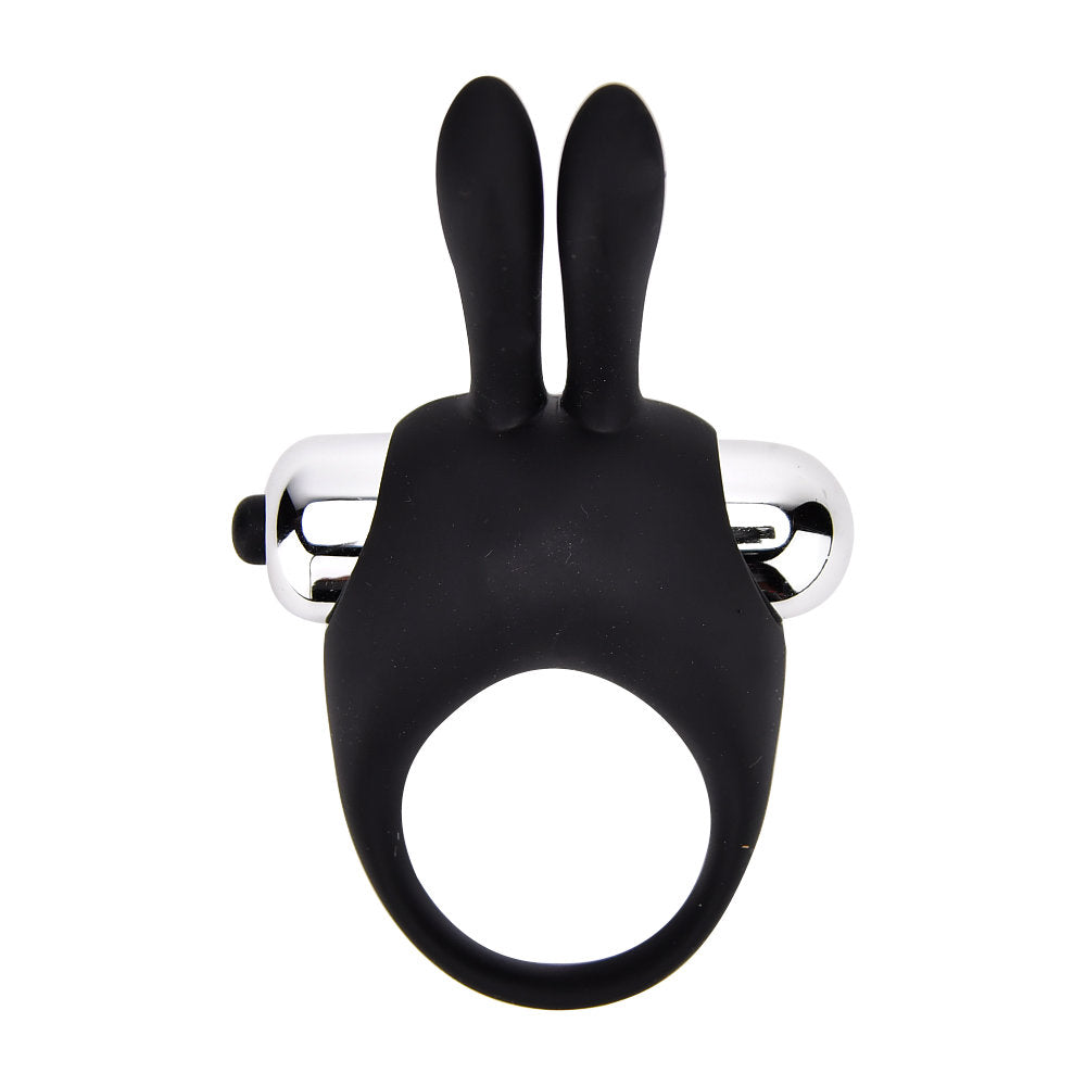 Loving Joy Silicone Vibrating Rabbit Cock Ring – Vibrating Silicone Rabbit Cock Ring 97 x 45 mm Default Title Cock Rings Vibrating