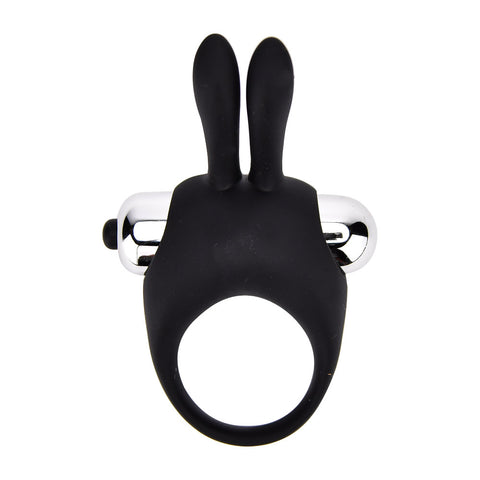 Loving Joy Silicone Vibrating Rabbit Cock Ring – Vibrating Silicone Rabbit Cock Ring 97 x 45 mm Default Title Cock Rings Vibrating