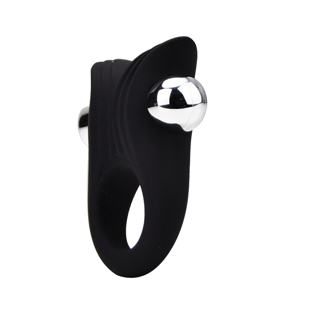 Loving Joy Silicone Vibrating Textured Cock Ring (72 x 45 mm) – Vibrating Silicone Cock Ring > Cock Ring > Vibrating