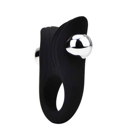 Loving Joy Silicone Vibrating Textured Cock Ring (72 x 45 mm) – Vibrating Silicone Cock Ring Cock Rings Vibrating