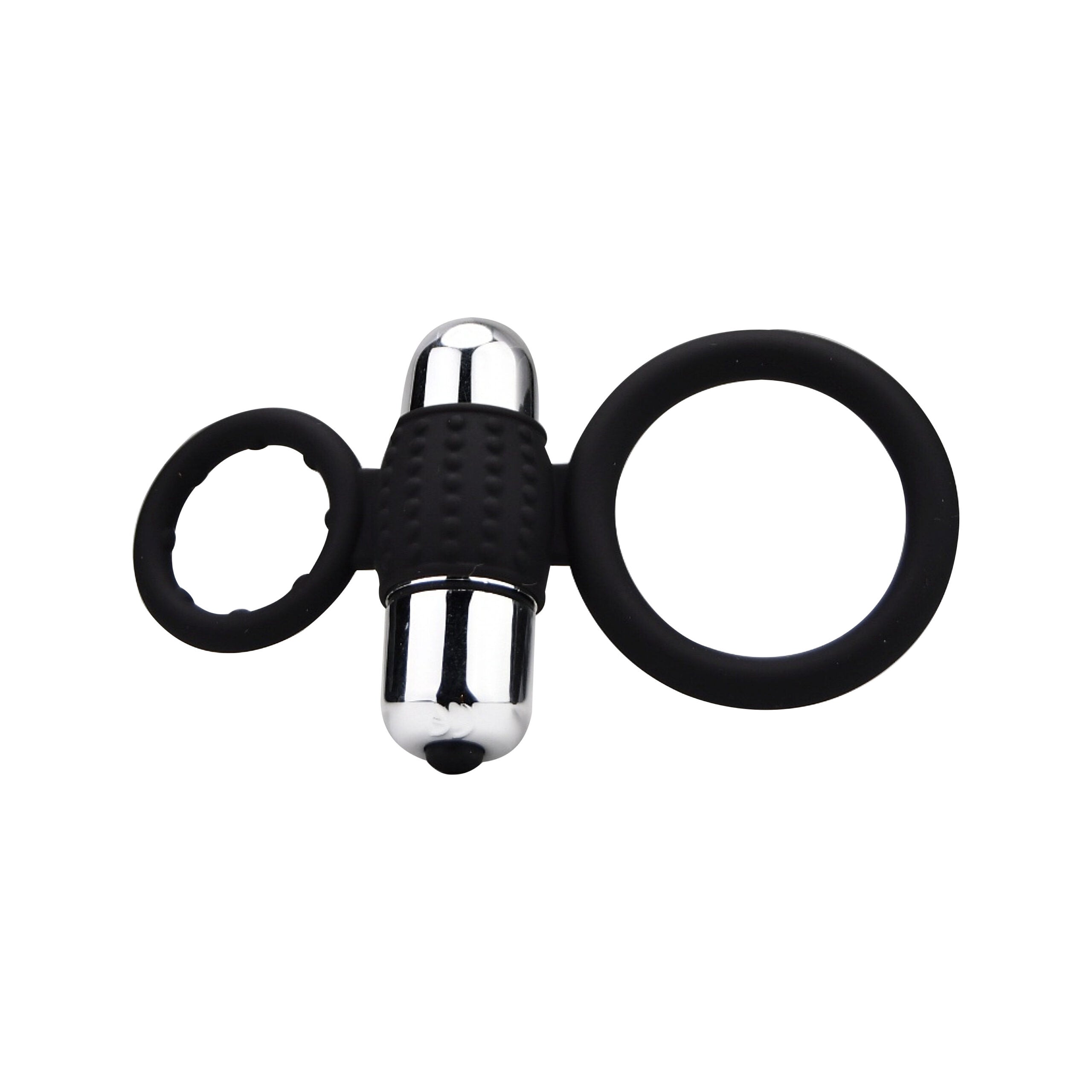 Loving Joy Silicone Vibrating Cock and Ball Ring (103 x 45 mm) – Vibrating Silicone Cock and Ball Ring Cock Rings Vibrating