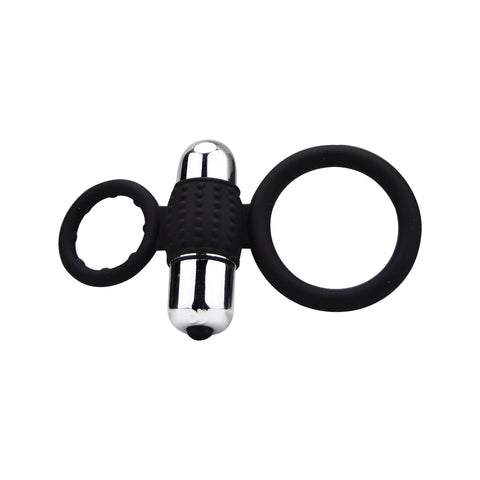 Loving Joy Silicone Vibrating Cock and Ball Ring (103 x 45 mm) – Vibrating Silicone Cock and Ball Ring Cock Rings Vibrating