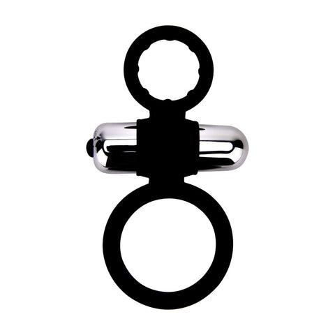 Loving Joy Silicone Vibrating Cock and Ball Ring (103 x 45 mm) – Vibrating Silicone Cock and Ball Ring Default Title Cock Rings Vibrating