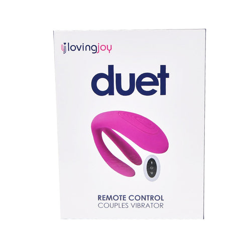 Loving Joy Duet (Silicone) – Remote-Controlled Couples Vibrator 8 Inches Total Length Couples Toys