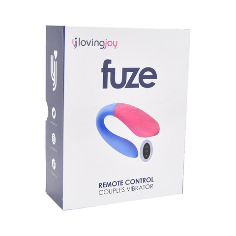 Loving Joy Fuze (USB Rechargeable) Remote-Controlled Couples Vibrator 7.5 Inches – Silicone Vibrator Couples Toys