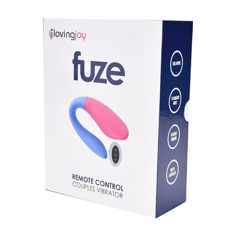 Loving Joy Fuze (USB Rechargeable) Remote-Controlled Couples Vibrator 7.5 Inches – Silicone Vibrator Couples Toys