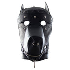 Bound to Please Dog Mask – Bondage Hood With Removable Ears, Snout, Blindfold, and Padded Gag > Bondage Gear > Bondage Hoods