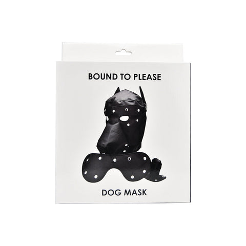 Bound to Please Dog Mask – Bondage Hood With Removable Ears, Snout, Blindfold, and Padded Gag > Bondage Gear > Bondage Hoods