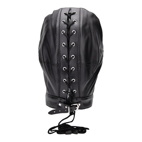 Bound to Please Blackout Hood – Adjustable Sensory Deprivation Hood Bondage Hoods