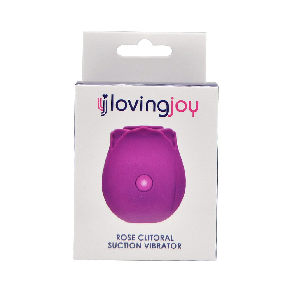 Loving Joy Rose Toy – Waterproof USB Rechargeable Clitoral Suction Vibrator - Lilac > Sex Toys For Ladies > Rose Stimulators