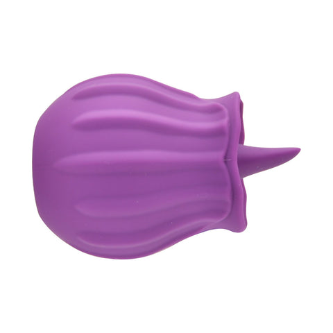 Loving Joy Rose Licking Clitoral Vibrator (Purple) – Waterproof USB Rechargeable Vibrator Rose Stimulators