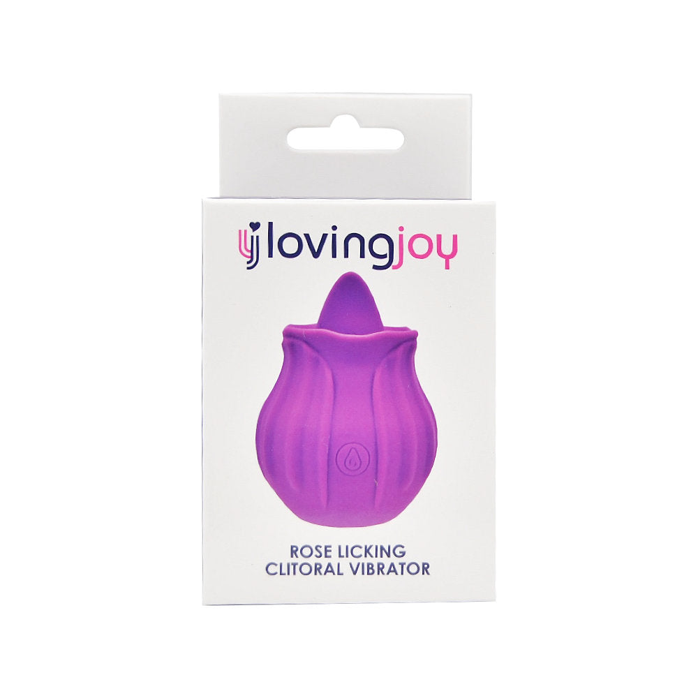 Loving Joy Rose Licking – Waterproof USB Rechargeable Clitoral Vibrator > Sex Toys For Ladies > Rose Stimulators