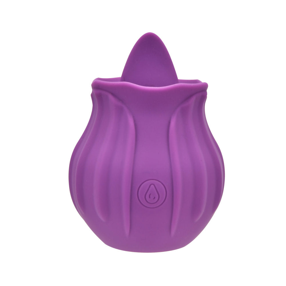 Loving Joy Rose Licking Clitoral Vibrator (Purple) – Waterproof USB Rechargeable Vibrator Default Title Rose Stimulators