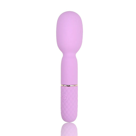 Nauti Petites 10 Speed Wand Vibrator – USB Rechargeable Small Silicone Wand Vibrator 5.5 Inch Length Electric Massager