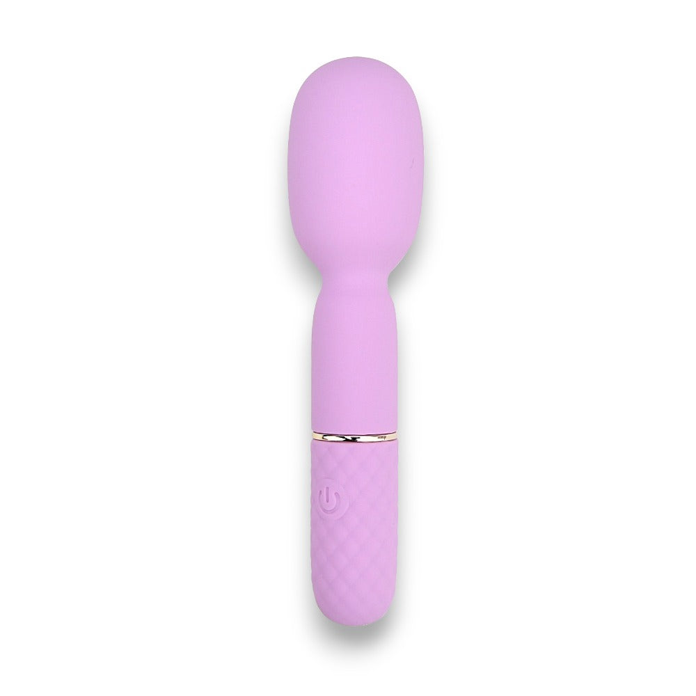 Nauti Petites 10 Speed Wand Vibrator – USB Rechargeable Small Silicone Wand Vibrator 5.5 Inch Length Electric Massager
