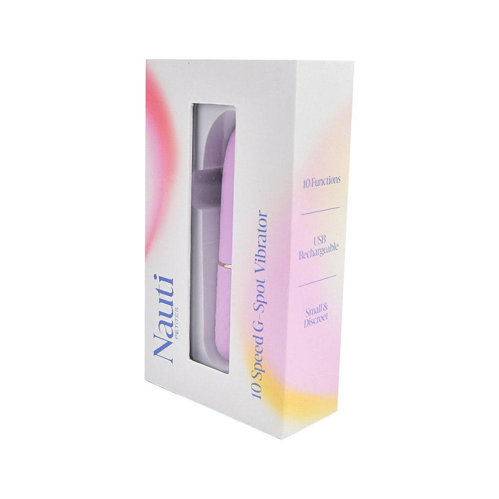 Nauti Petites 10 Speed G-Spot Vibrator – Small USB Rechargeable Silicone Vibrator 4.25 Inches > Sex Toys For Ladies > G-Spot Vibrators