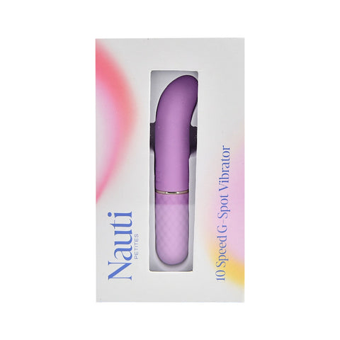 Nauti Petites 10 Speed G-Spot Vibrator – Small USB Rechargeable Silicone Vibrator 4.25 Inches Vibrators - G Spot