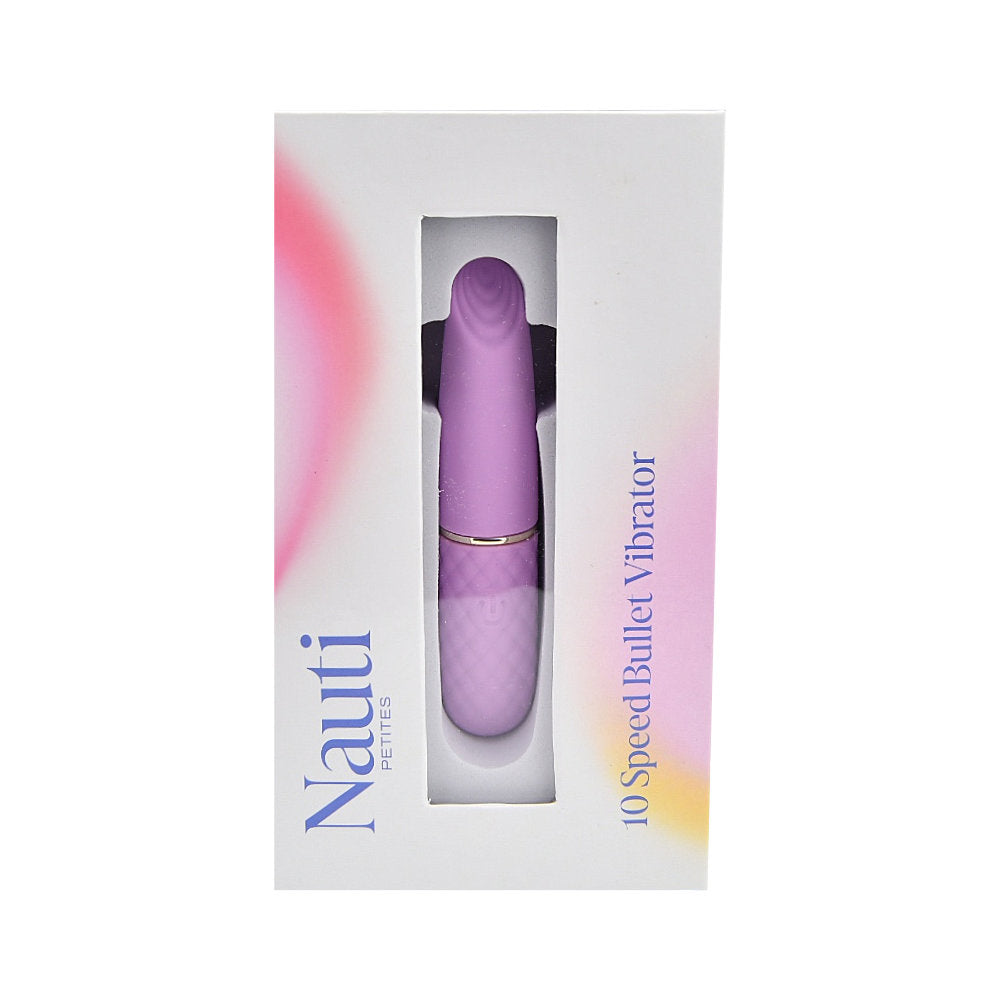 Nauti Petites 10 Speed Bullet Vibrator – USB Rechargeable Silicone Vibrator 4.25 Inches BULLETS