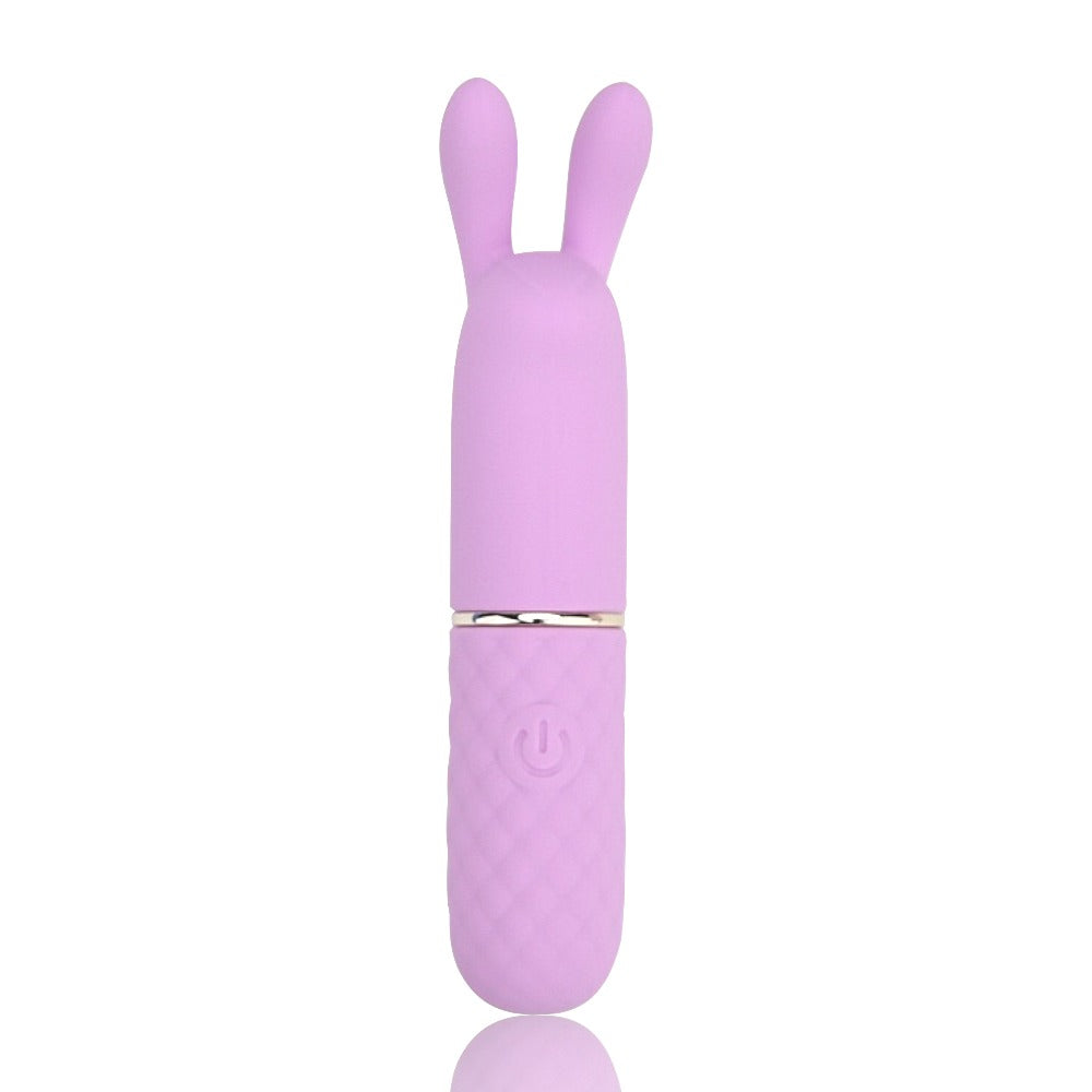 Nauti Petites 10 Speed Rabbit Ears Bullet Vibrator – USB Rechargeable Silicone Vibrator VIBRATORS