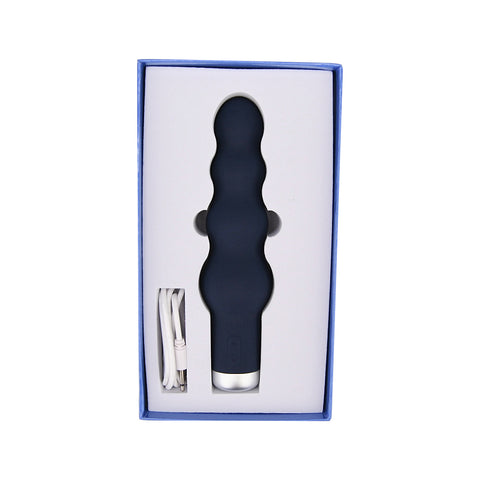 Nauti Silicone Ribbed Vibrator – Waterproof USB Rechargeable Silicone Vibrator 6.5 Inches Total Length Vibrators