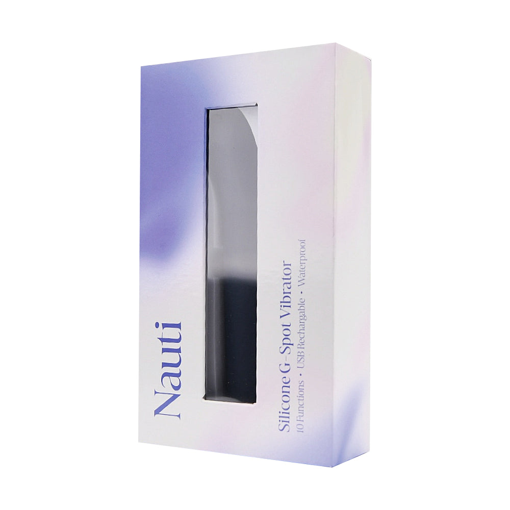 Nauti Silicone G-Spot Vibrator – Waterproof USB Rechargeable Silicone G-Spot Vibrator 6.5 Inches > Sex Toys For Ladies > G-Spot Vibrators