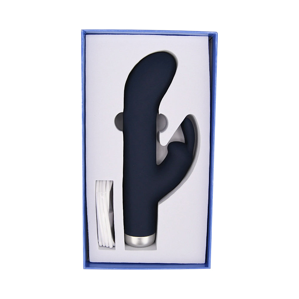 Nauti Silicone Rabbit Vibrator – Waterproof USB Rechargeable 6.5 Inch Rabbit Vibrator VIBRATORS-RABBIT