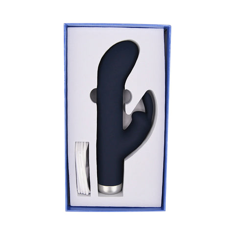 Nauti Silicone Rabbit Vibrator – Waterproof USB Rechargeable 6.5 Inch Rabbit Vibrator VIBRATORS-RABBIT