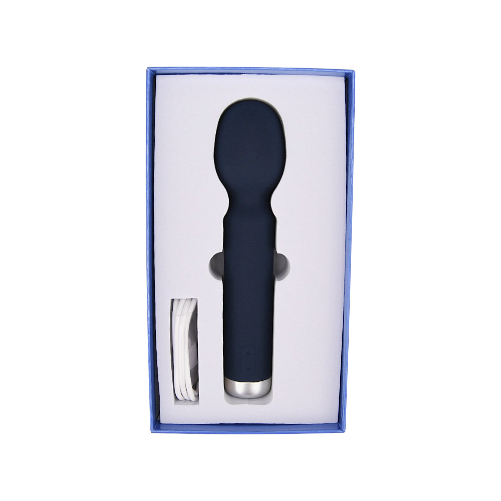 Nauti Silicone Wand Vibrator – Waterproof USB Rechargeable 6.5 Inches Length 5 Inches Circumference > Sex Toys > Mini Massagers