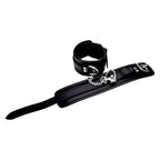 Bound Leather Wrist Restraints (Black) – Adjustable Padded Leather Restraints Default Title > Bondage Gear > Restraints