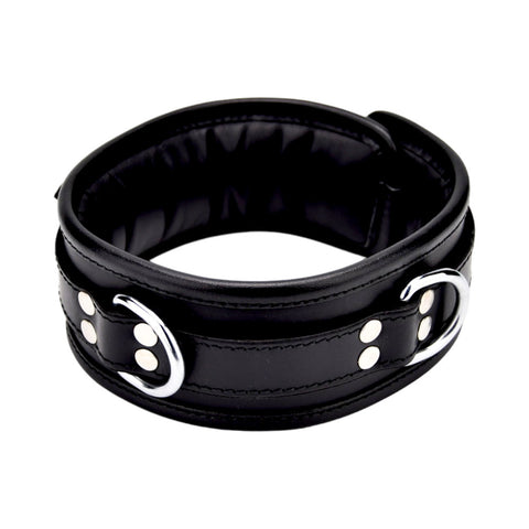 BOUND Leather Collar (Black) – Adjustable Leather Collar Default Title Restraints