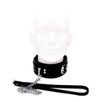 BOUND Leather Collar (Black) – Adjustable Leather Collar > Bondage Gear > Collars & Leashes
