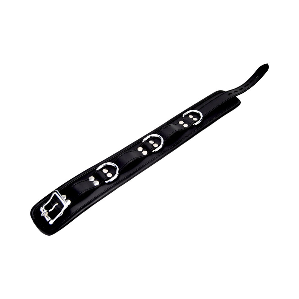 BOUND Leather Collar (Black) – Adjustable Leather Collar > Bondage Gear > Collars & Leashes