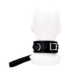 BOUND Leather Collar (Black) – Adjustable Leather Collar > Bondage Gear > Collars & Leashes